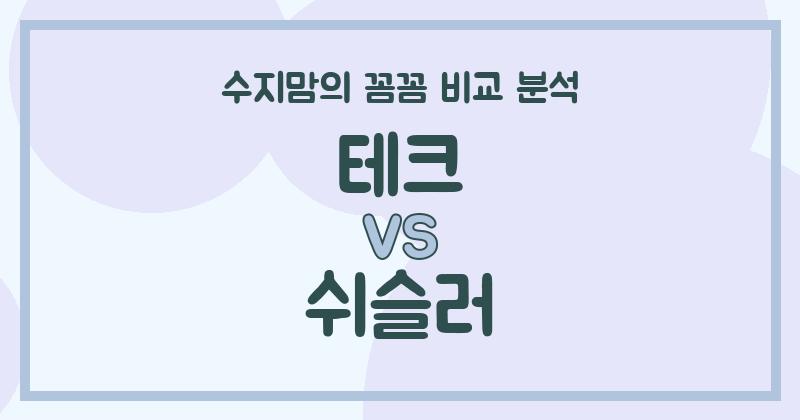 수지맘 리뷰 액체 세탁세제 (Liquid Detergent) 끝판왕 대결! 테크 vs 쉬슬러 꼼꼼 비교 분석!