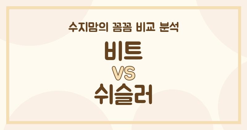 수지맘의 깐깐리뷰 비트 vs 쉬슬러 액체 세탁세제 (Liquid Detergent), 우리 집 빨래는 누가 책임질까?