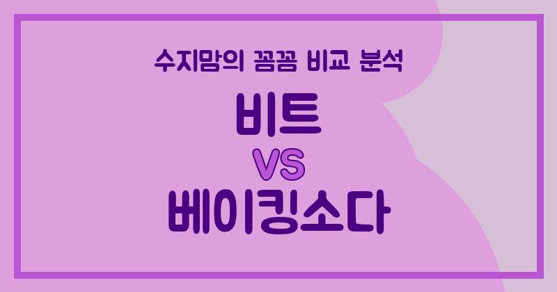 수지맘리뷰 액체 세탁세제 (Liquid Detergent) 비트 VS 베이킹소다, 우리 집 빨래엔 뭐가 더 좋을까? (가격, 기능성, 안전성 꼼꼼 비교)