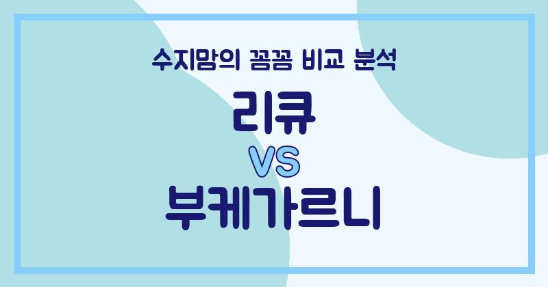 수지맘 리뷰 액체 세탁세제 (Liquid Detergent) 끝판왕 대결! 리큐 vs. 부케가르니 전격 비교 분석!