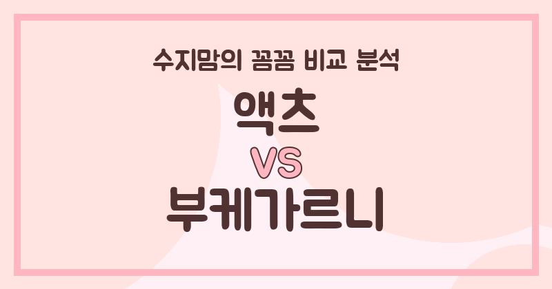 수지맘 살림템 비교 액체 세탁세제 (Liquid Detergent) 액츠 VS 부케가르니, 우리 집엔 뭐가 더 좋을까?
