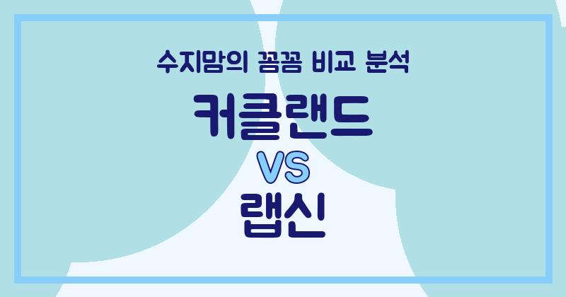 수지맘의 깐깐한 비교! 액체 세탁세제 (Liquid Detergent) 커클랜드 vs 랩신, 우리 집에 딱 맞는 세제는?