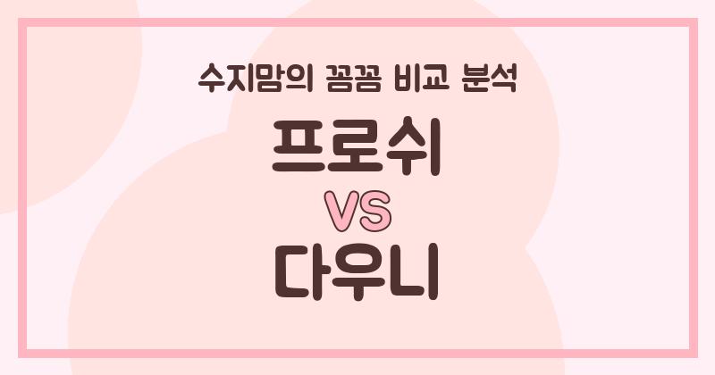 수지맘의 깐깐 비교 액체 세탁세제 (Liquid Detergent) 끝판왕! 프로쉬 VS 다우니, 뭐가 더 좋을까?