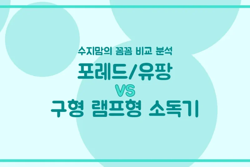 포레드/유팡(LED) vs 구형 램프형 젖병 소독기, 수지맘이 추천하는 현명한 선택 가이드!