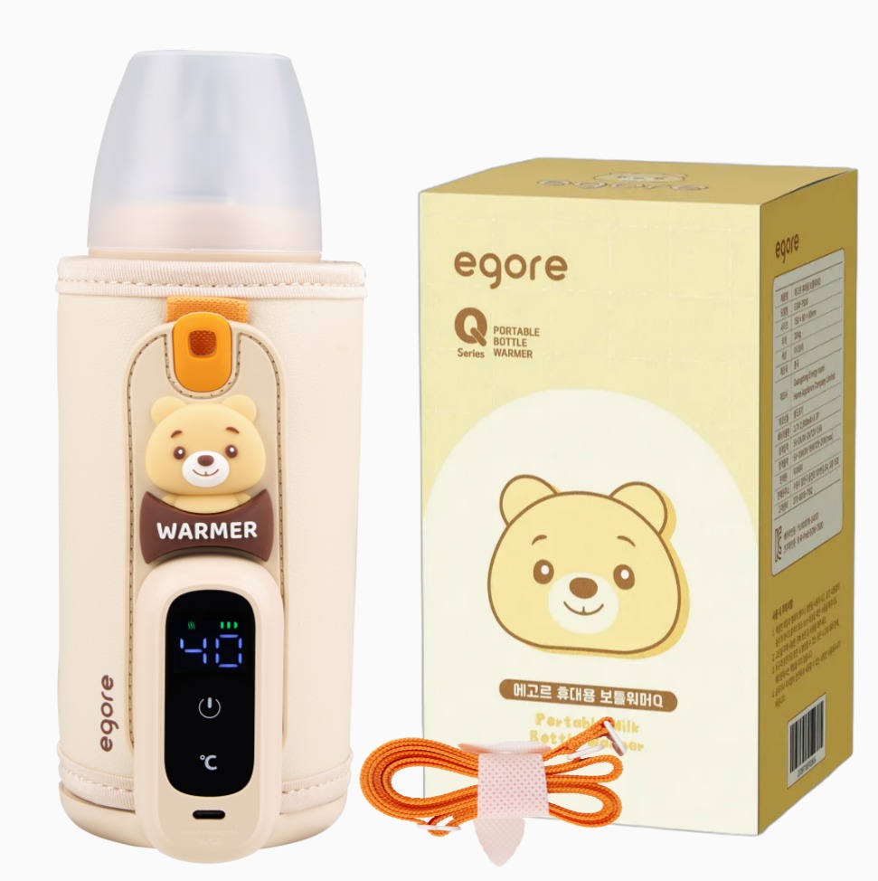 에고르 휴대용 젖병 보틀 워머, 1개, 베이지 추천 이미지