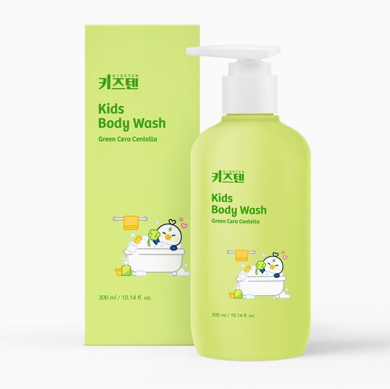 신생아부터 초등학생까지! 키즈텐 약산성 버블 바디워시로 자극 없는 목욕 시간 만들기`