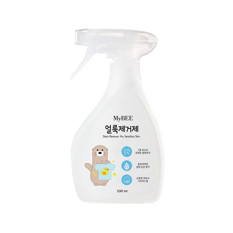 과일 얼룩 해결사? 마이비 얼룩제거제 330ml 깐깐 리뷰! (가성비 vs 세척력)