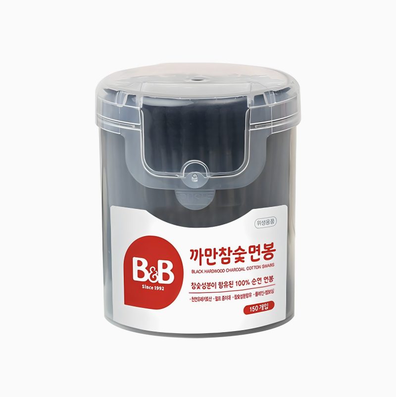 귀지가 까매야 잘 보인다? 비앤비 까만참숯 면봉 150개입 직접 써본 리얼 후기