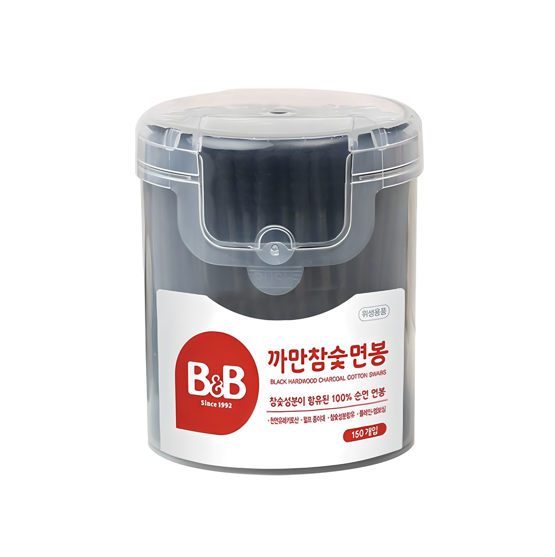 비앤비 까만참숯 면봉, 150개입, 1개