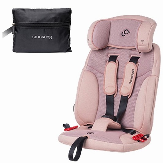순성 빌리 프로 휴대용 카시트 ISOFIX 2026, 캔디핑크 추천 이미지