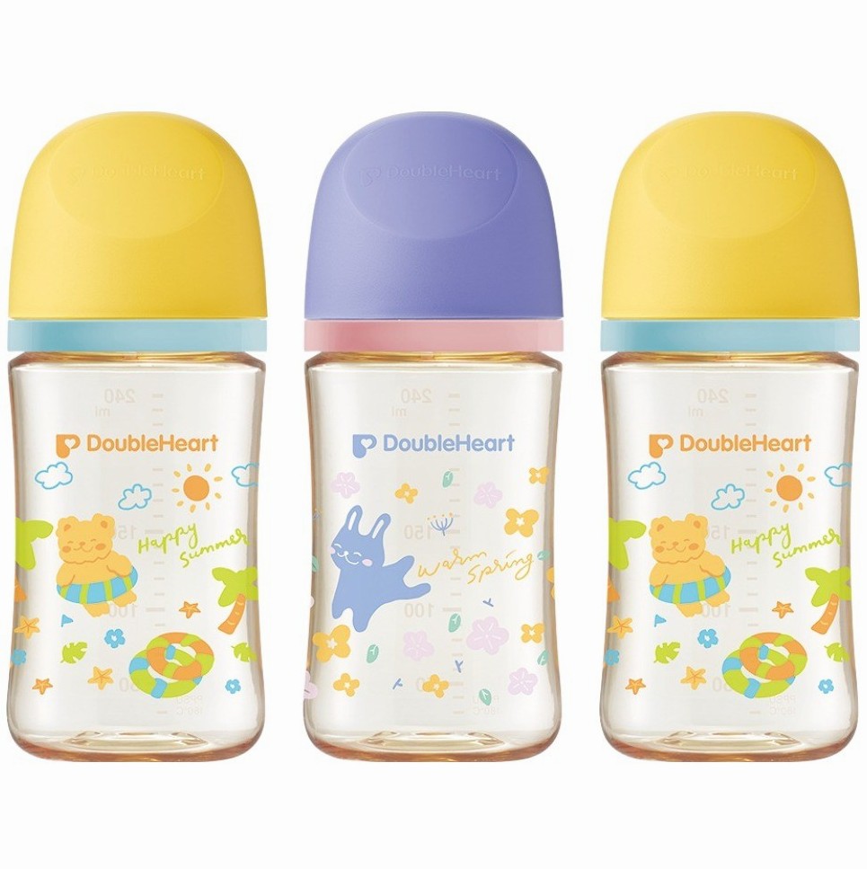 더블하트 모유실감3 PPSU 젖병 트리플팩 세트, 스프링썸머, 240ml, 1세트 추천 이미지