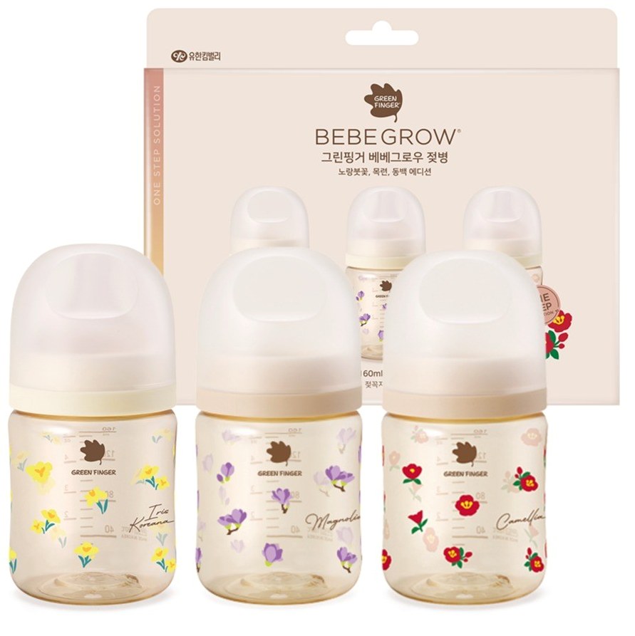 신생아 첫 젖병 고민 해결! 150ml 이하 소형 젖병 5종 비교 추천, 수지맘이 골랐어요! 4 베베그로우 그린핑거