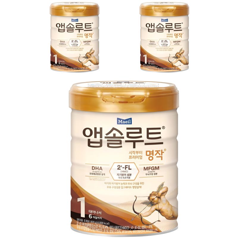 솔직리뷰 앱솔루트 명작 분유 1단계, 3캔 묶음이 유독 인기 있는 이유! (성분+가성비 분석)