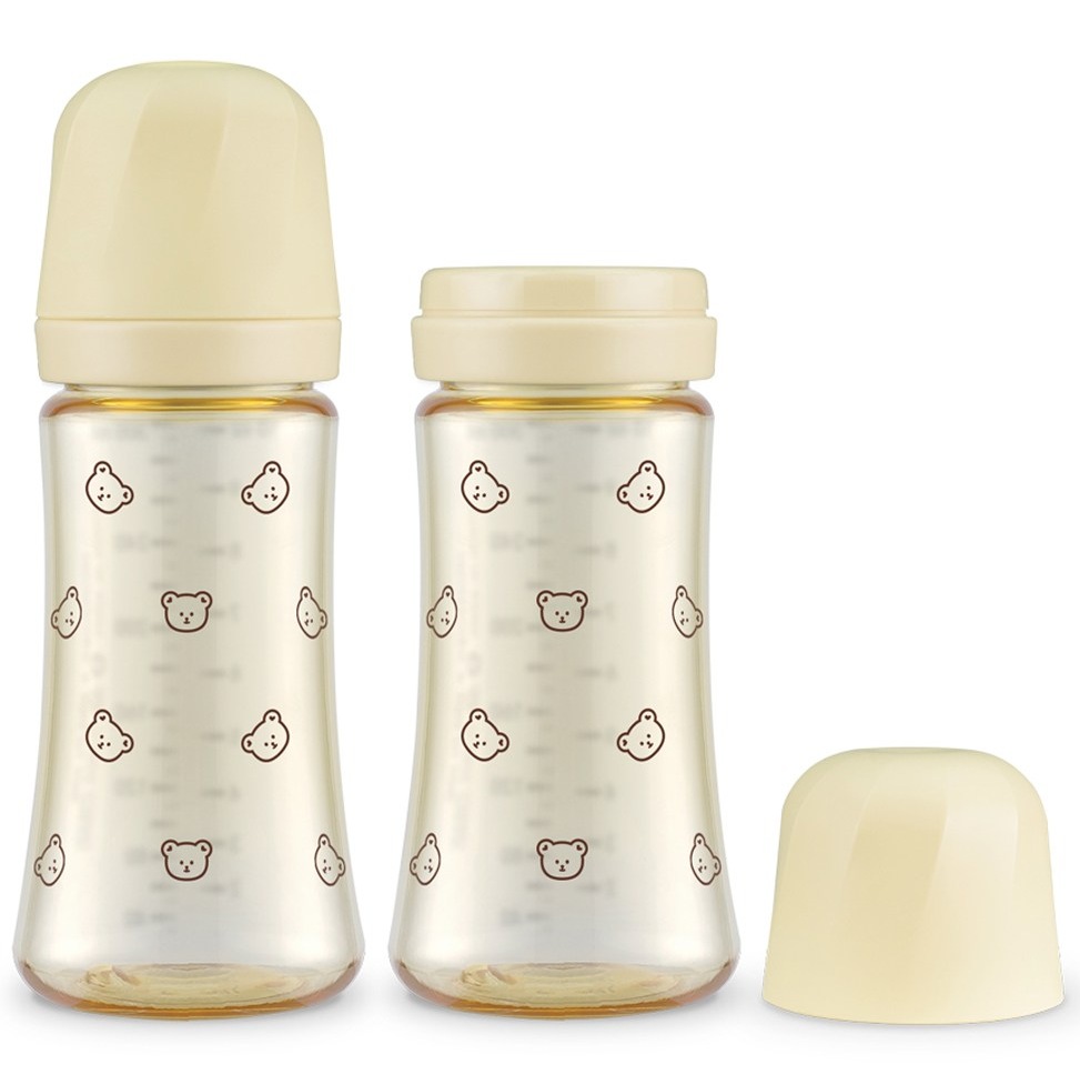 그로미미 유아용 PPSU 돗꼼 젖병, 버터, 300ml, 2개 추천 이미지