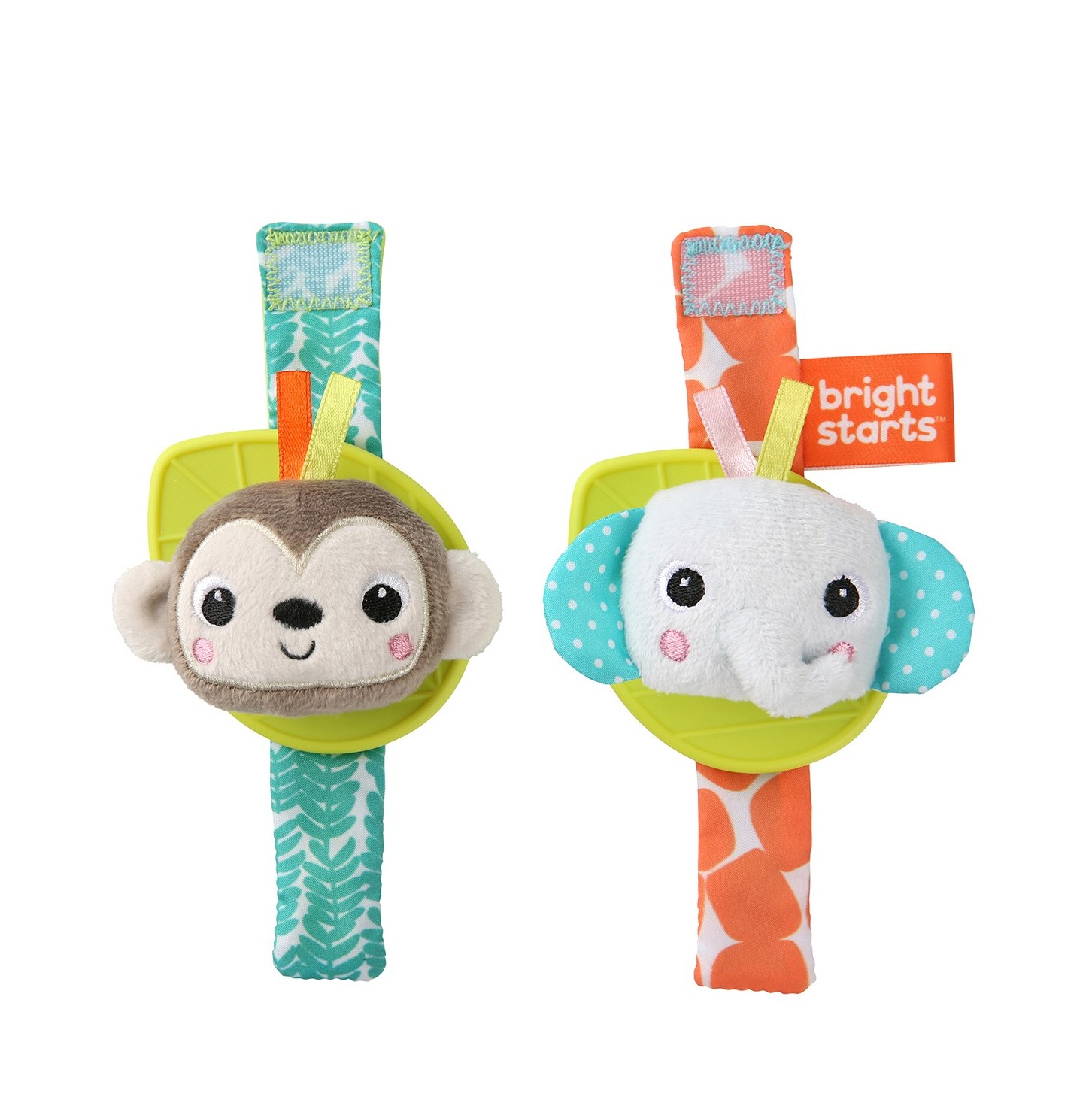 브라이트스타트 손목 자연 딸랑이 2종 세트