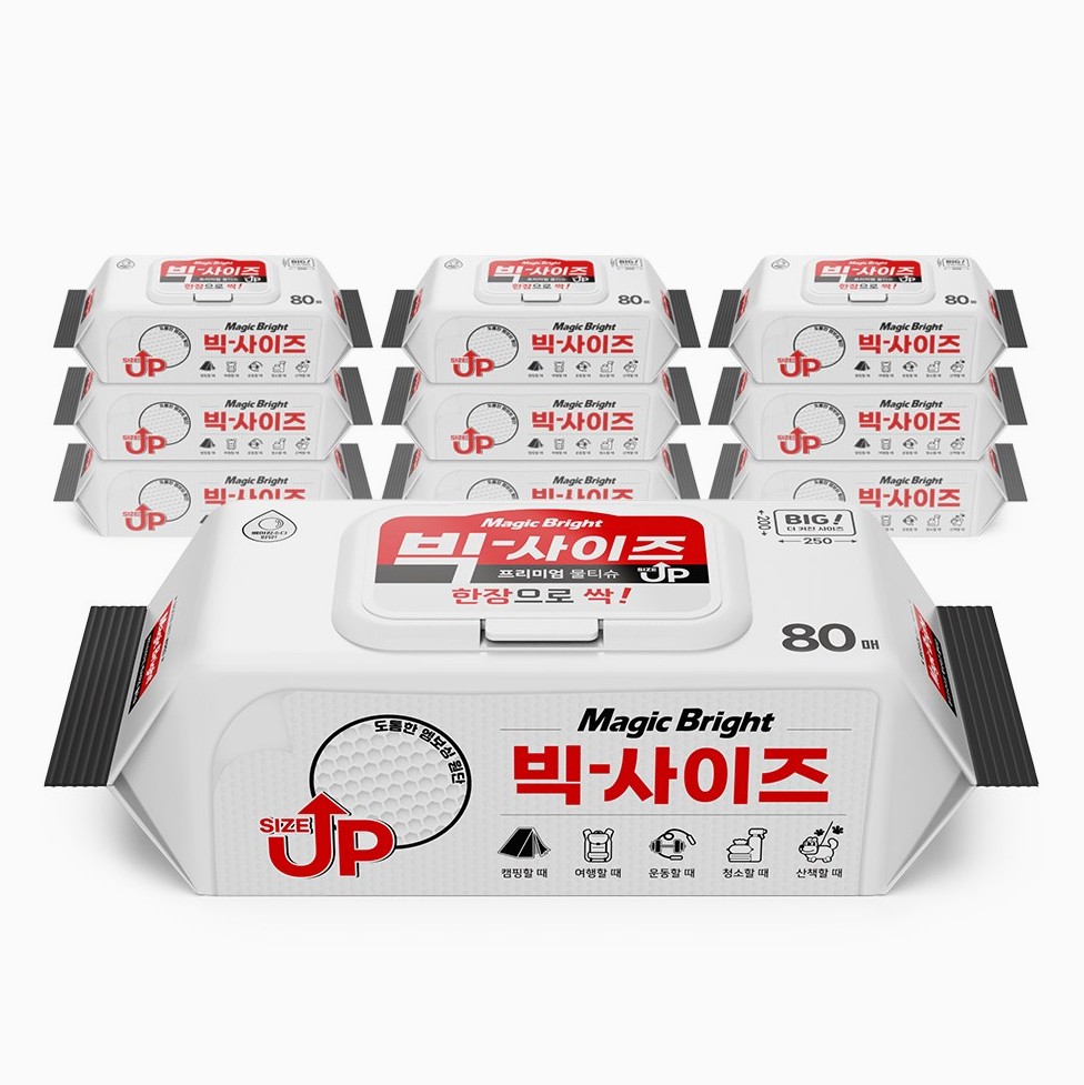 신생아부터 안심! 도톰한 엠보싱 아기 물티슈 추천 Top 5, 수지맘이 꼼꼼하게 비교했어요!` 6 매직브라이트 도톰한 엠보싱 빅사이즈 물티슈
