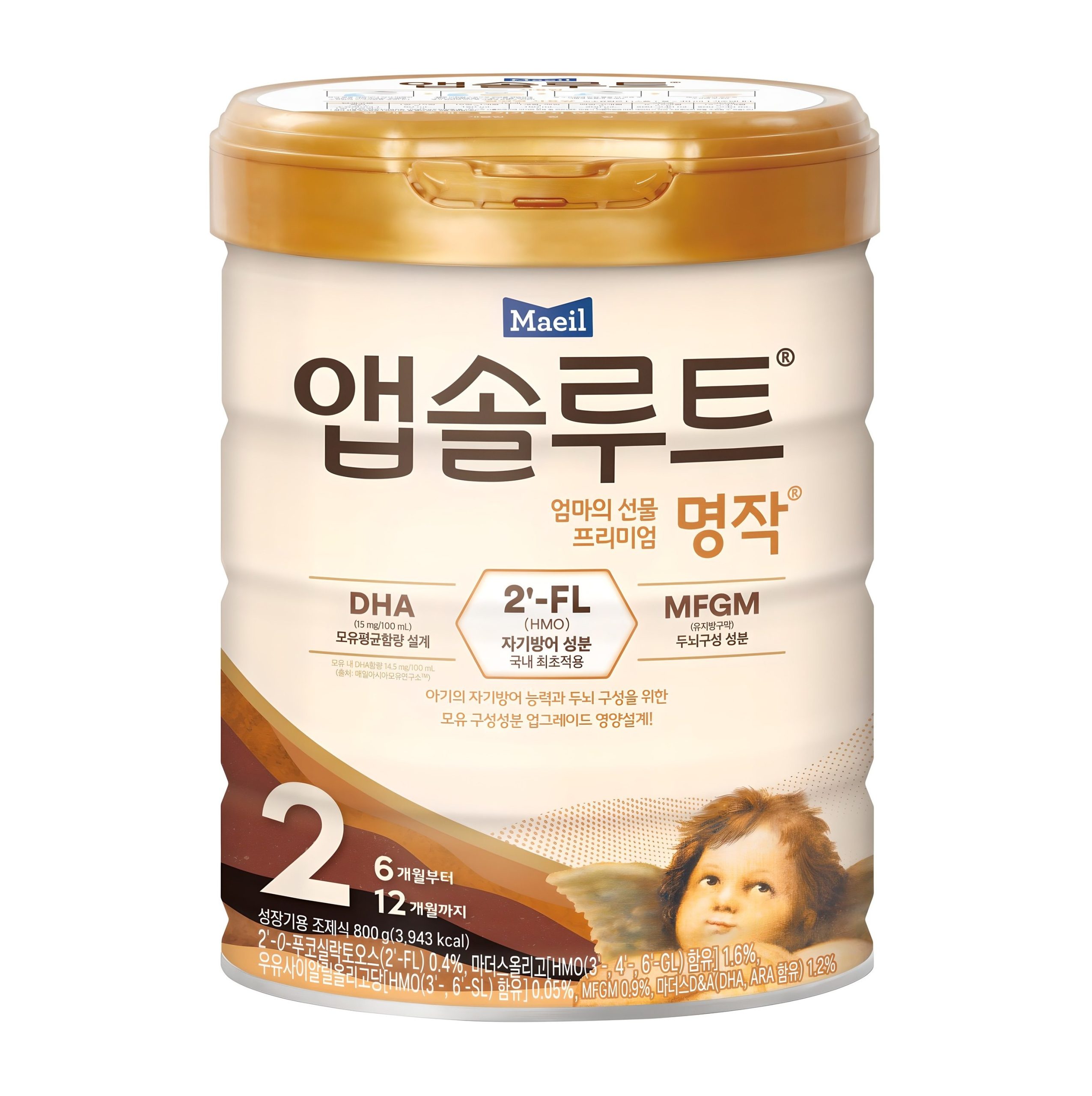 국민 분유 명작 2단계, 1만 원대 가성비 실화? 수지맘의 깐깐한 분석 리뷰 2 앱솔루트 프리미엄 명작 분유 2단계, 800g, 1개입, 1개