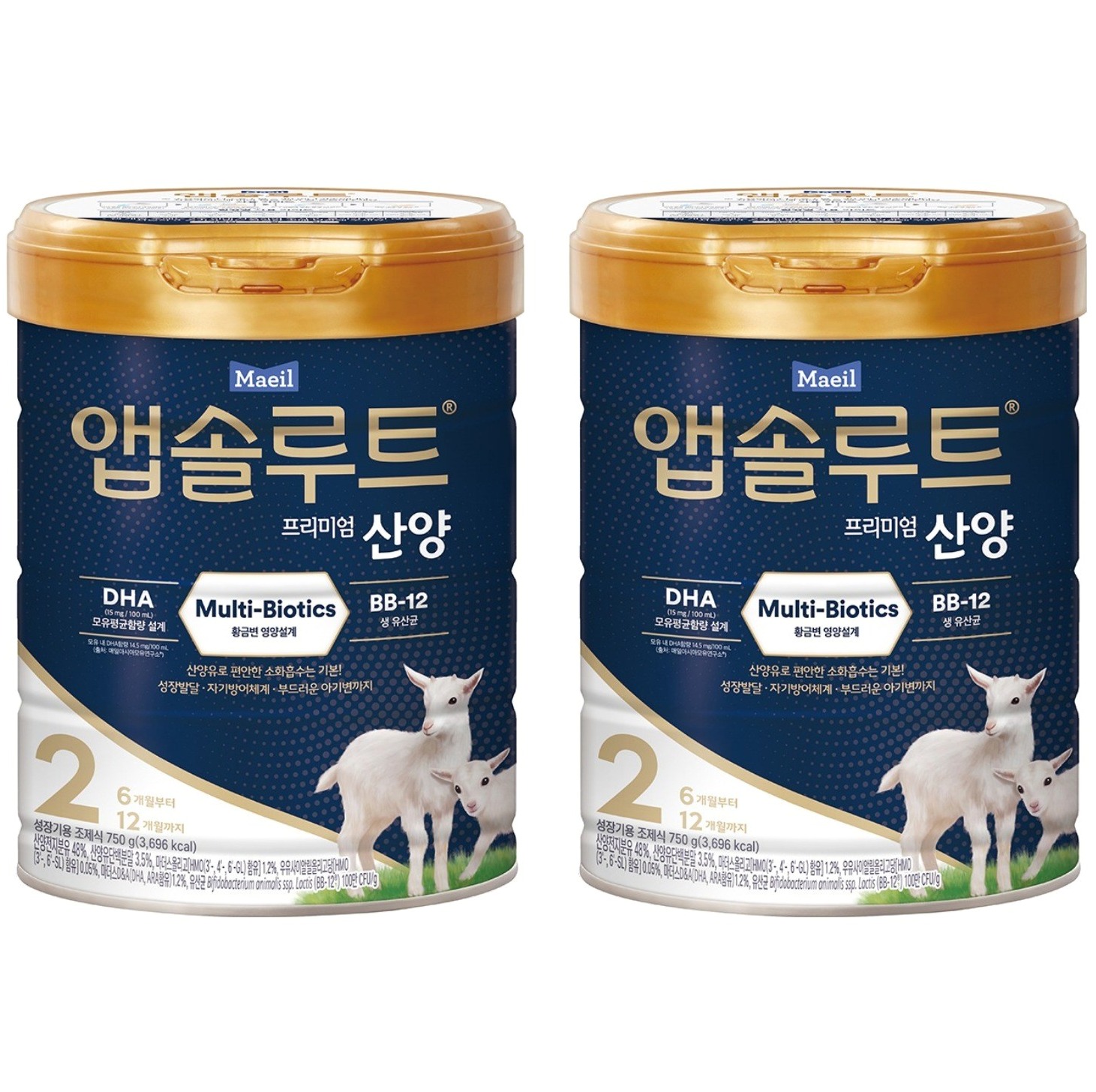 산양분유 2단계 고민? 수지맘이 알려주는 실패 없는 교체 요령과 앱솔루트 산양 분유 솔직 팁` 2 앱솔루트 프리미엄 산양 분유 2단계, 750g, 2개