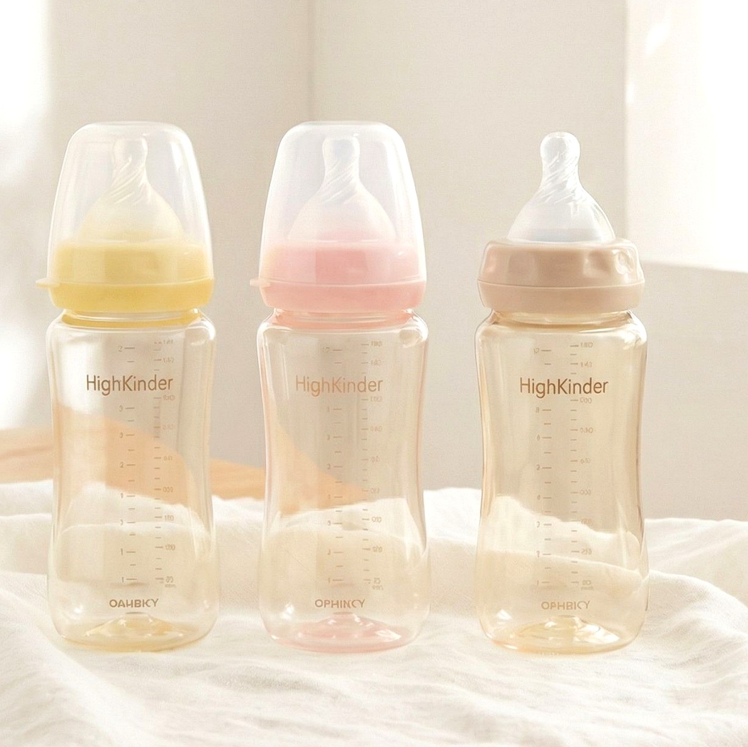 강블리라이프 하이킨더 PES 젖병, 1개, 180ml, 핑크 추천 이미지