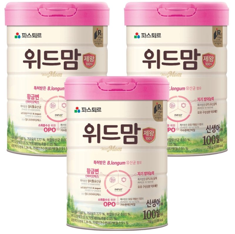 제왕절개 아기 분유 고민? 100일의 기적 만드는 파스퇴르 위드맘 솔직 후기