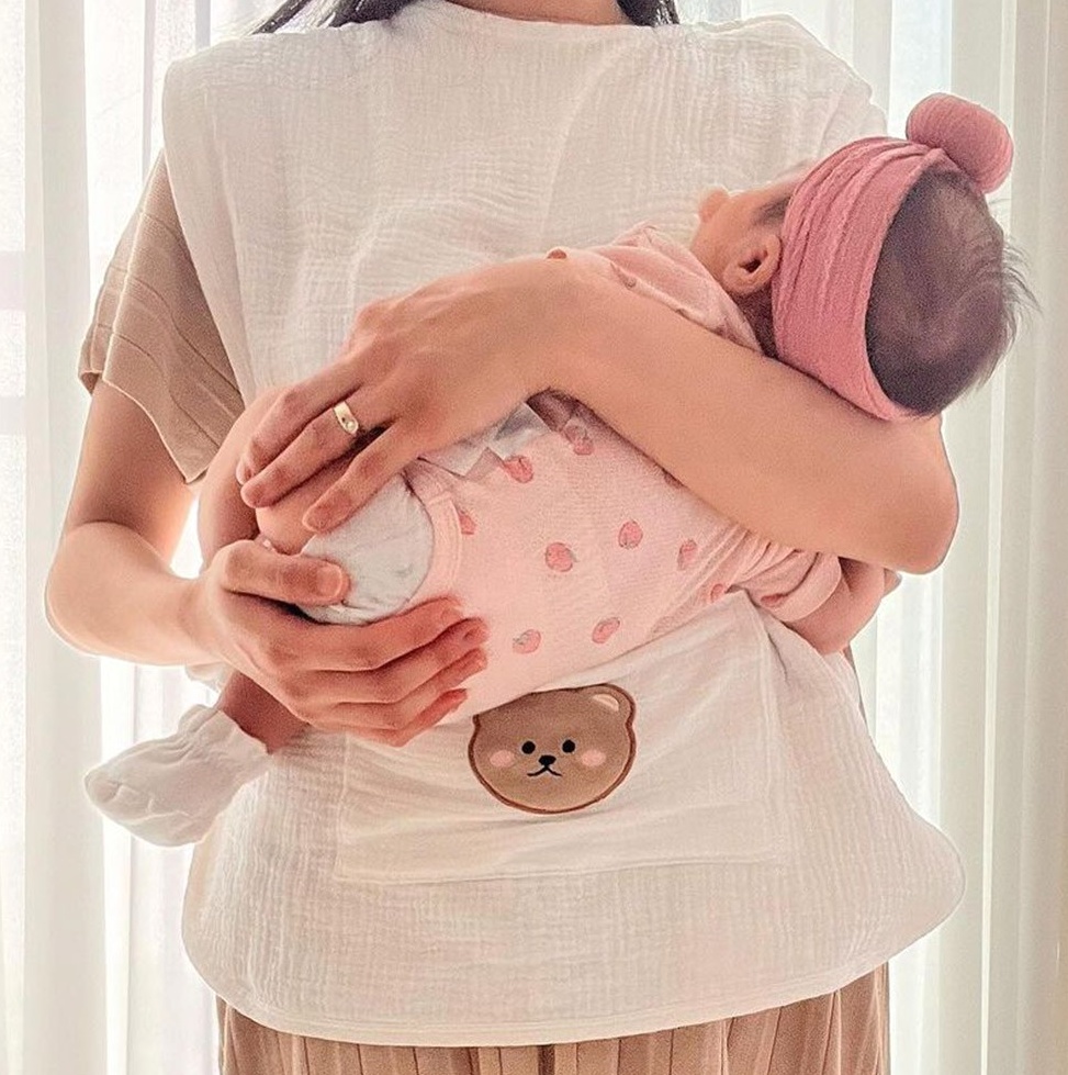 베베코지 엄마 턱받이 침받이 신생아 아기 스카프빕, 1개, 1매, 엄마턱받이 실사용 솔직 후기