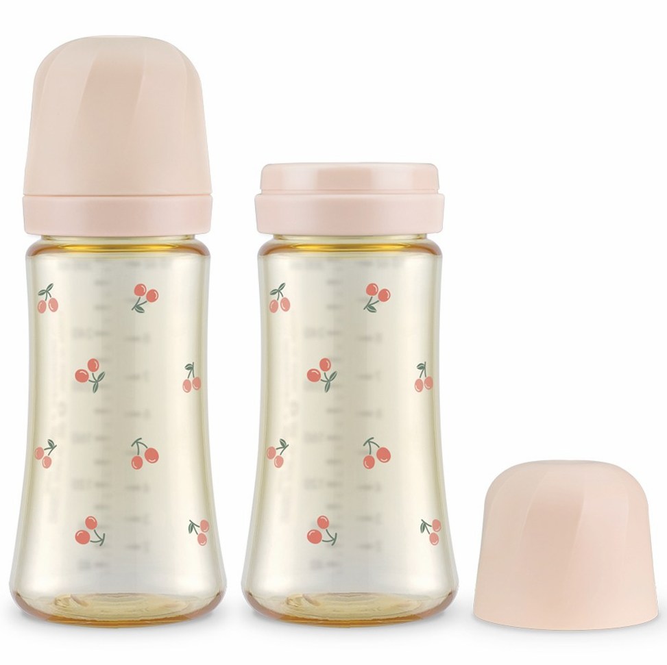그로미미 유아용 PPSU 체리쉬 젖병, 스윗피치, 300ml, 2개 실사용 솔직 후기